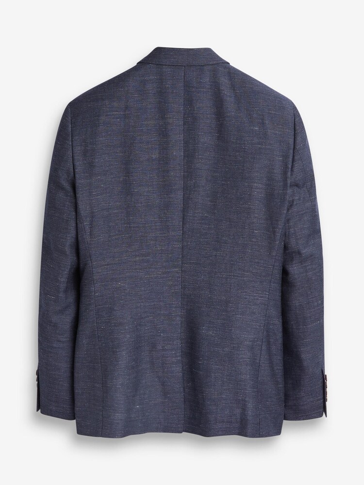 Slim Fit Joules Wool/Linen Suit: Jacket - Image 7 of 7