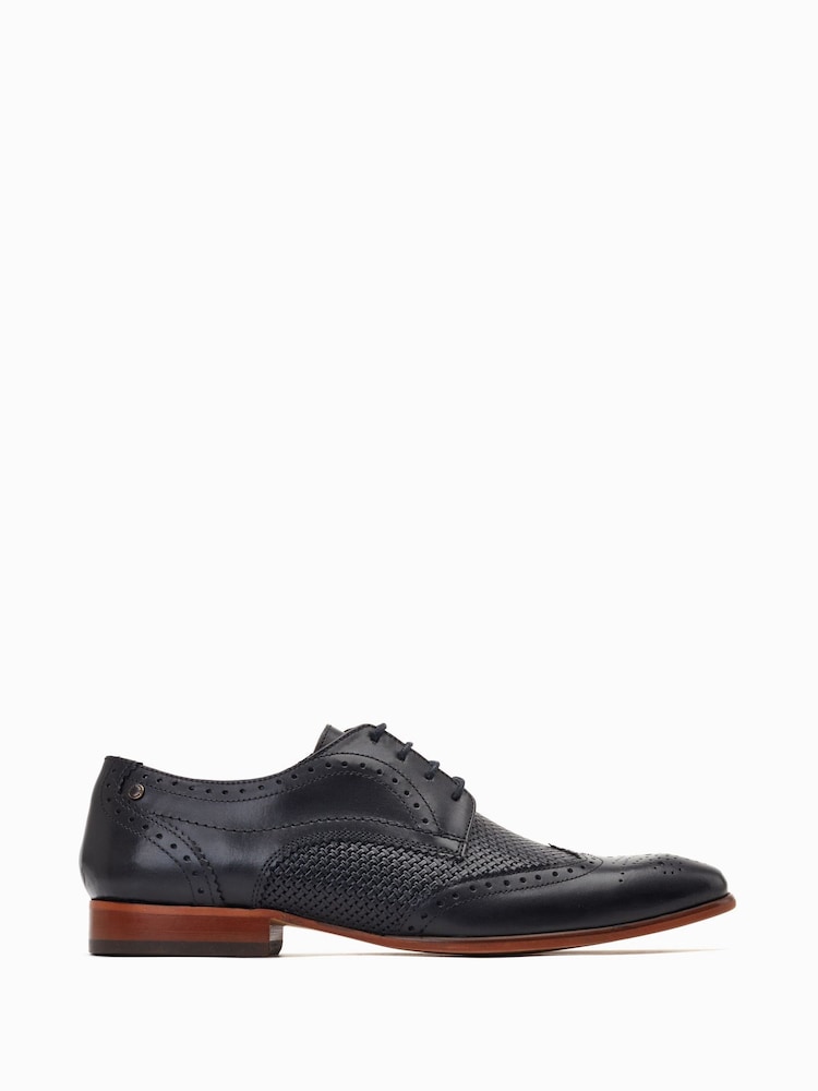 Base London Falcone Lace Up Brogue Shoes - Image 1 of 6