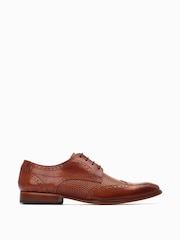 Base London Falcone Lace Up Brogue Shoes - Image 1 of 6