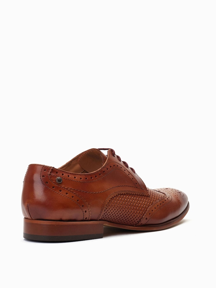 Base London Falcone Lace Up Brogue Shoes - Image 2 of 6