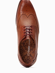 Base London Falcone Lace Up Brogue Shoes - Image 4 of 6