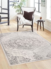 Asiatic Rugs Ivory Nova Medallion Rug - Image 1 of 7
