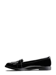 Clarks Black Multi Fit Patent Scala Bright Youth Shoes - Image 2 of 7