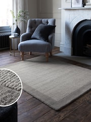 Pebble Grey Darcy Rug - Image 1 of 10