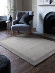 Pebble Grey Darcy Rug - Image 2 of 10