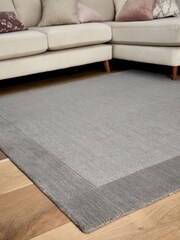 Pebble Grey Darcy Rug - Image 5 of 10