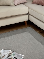 Pebble Grey Darcy Rug - Image 6 of 10