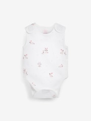 Pink Premature Baby 3 Pack Vest Bodysuits - Image 4 of 5