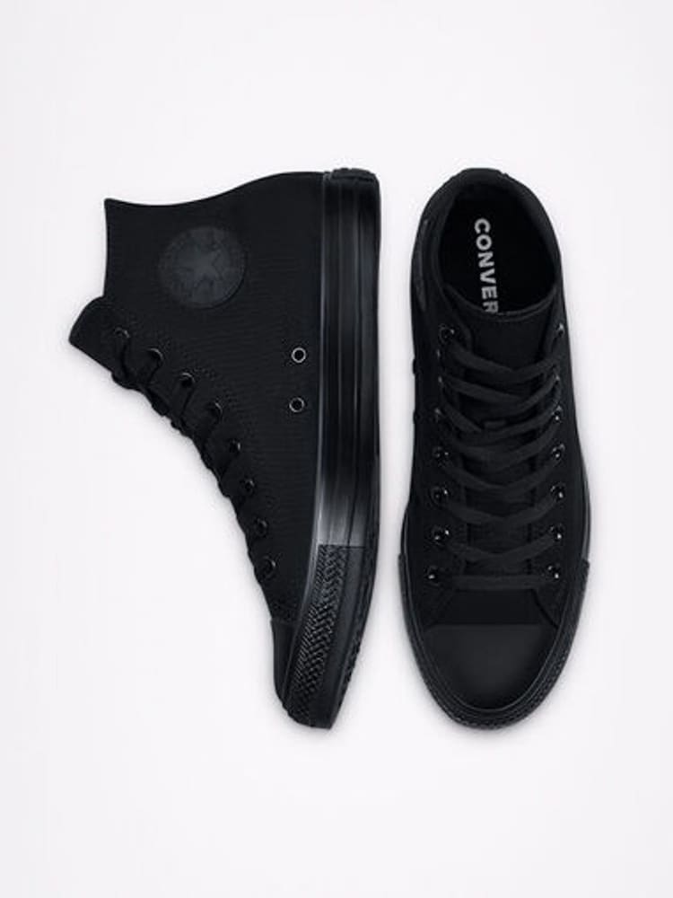 Converse Black Chuck High Trainers - Image 3 of 8