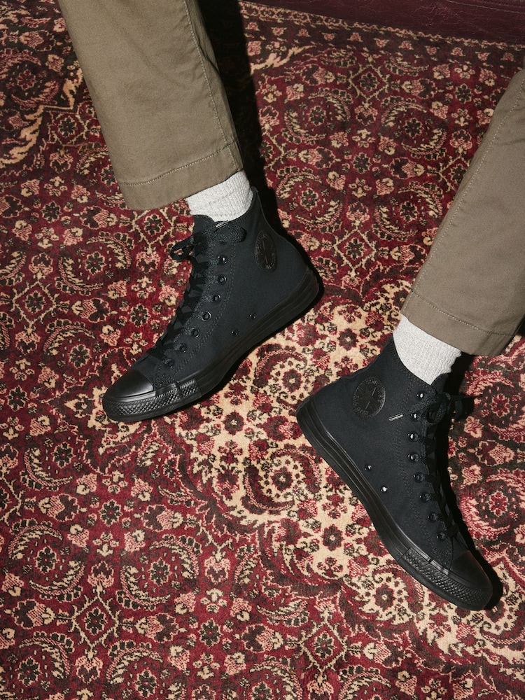 Converse Black Chuck High Trainers - Image 7 of 8