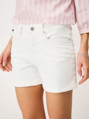 Crew Clothing White Denim Shorts - Image 2 of 5