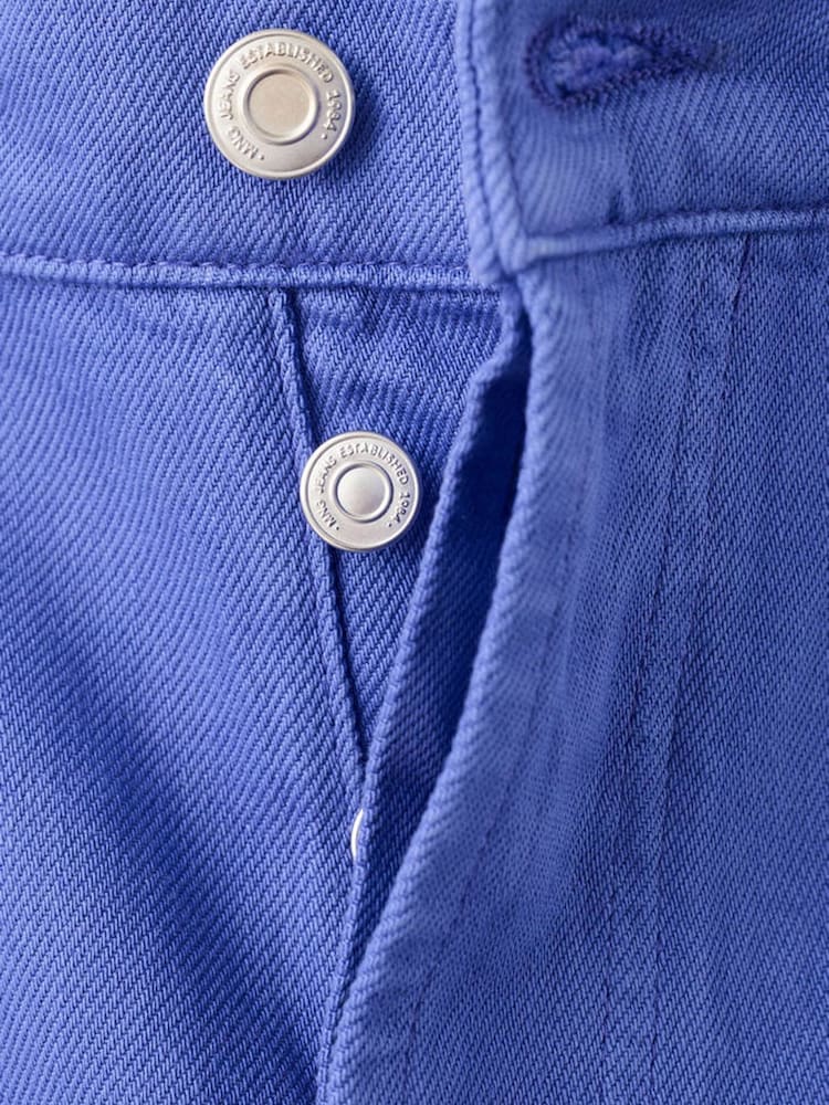 Mango Blue Barrel Leg Jeans - Image 7 of 7