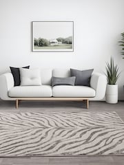 Asiatic Rugs Grey Nova Zebra Rug - Image 1 of 4