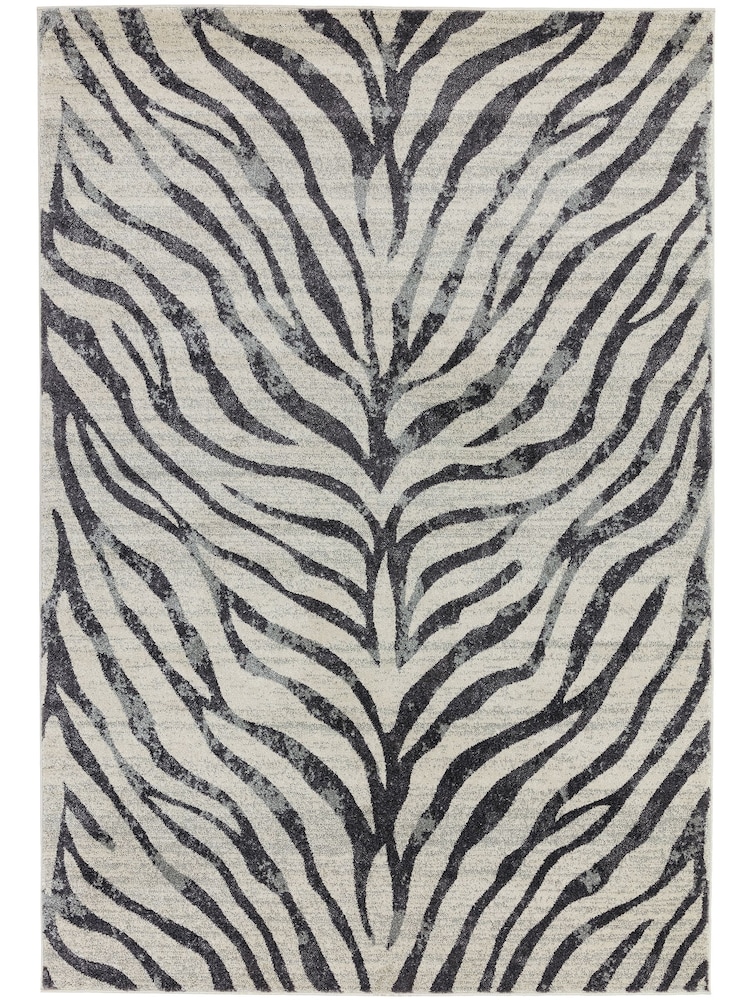 Asiatic Rugs Grey Nova Zebra Rug - Image 2 of 4