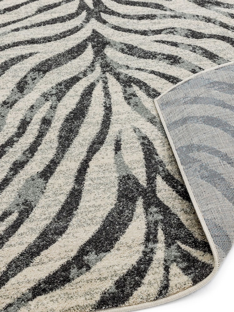 Asiatic Rugs Grey Nova Zebra Rug - Image 4 of 4