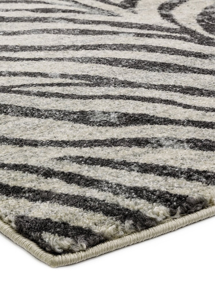 Asiatic Rugs Grey Nova Zebra Rug - Image 5 of 5