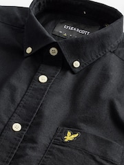 Lyle & Scott Black Cotton Oxford Shirt - Image 3 of 5