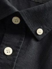 Lyle & Scott Black Cotton Oxford Shirt - Image 5 of 5