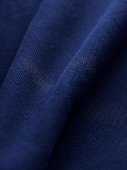 Blue Rich Slim Fit Short Sleeve Pique Polo Shirt - Image 7 of 7