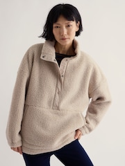 Seasalt Cornwall Natural Pathway Fleece - Image 1 of 5