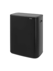 Brabantia Matt Black Bo Touch Double 30L Bin - Image 1 of 6
