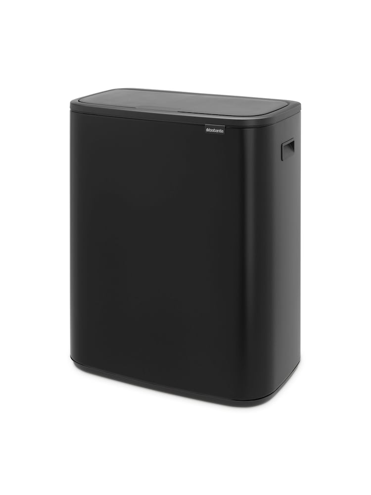 Brabantia Matt Black Bo Touch Double 30L Bin - Image 1 of 6