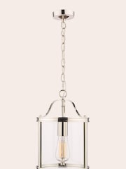Laura Ashley Chrome Harrington Pendant 1 Light Ceiling Light - Image 4 of 6