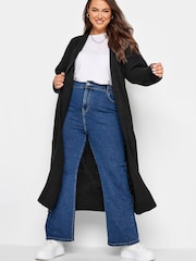 Yours Curve Black Maxi Length Cardigan - Image 1 of 1