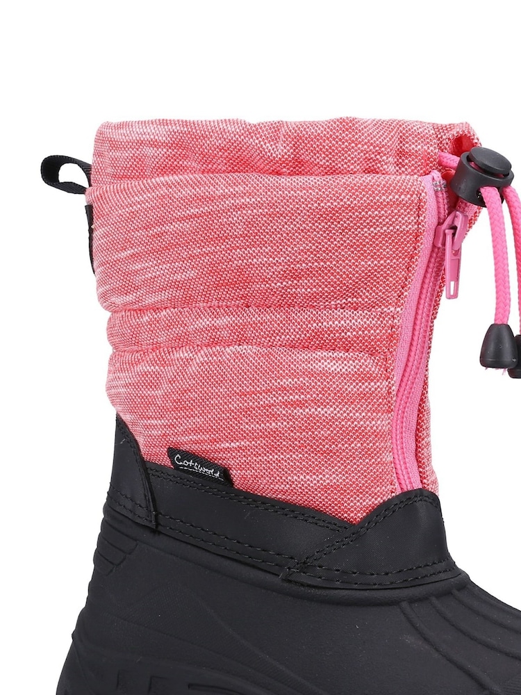 Cotswolds Pink Bathford Snow Boots - Image 2 of 4