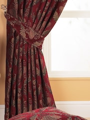 Paoletti Shiraz Traditional Jacquard Pencil Pleat Curtains - Imagem 3 de 4
