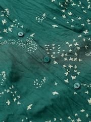 أخضر - Seasalt Cornwall Larissa Cotton Crinkle Shirt - صورة 5 من 6