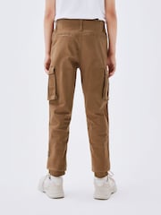 Name It Brown Boys Cargo Trousers - Image 1 of 6