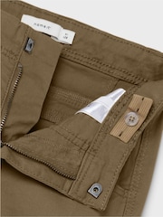 Name It Brown Boys Cargo Trousers - Image 5 of 6