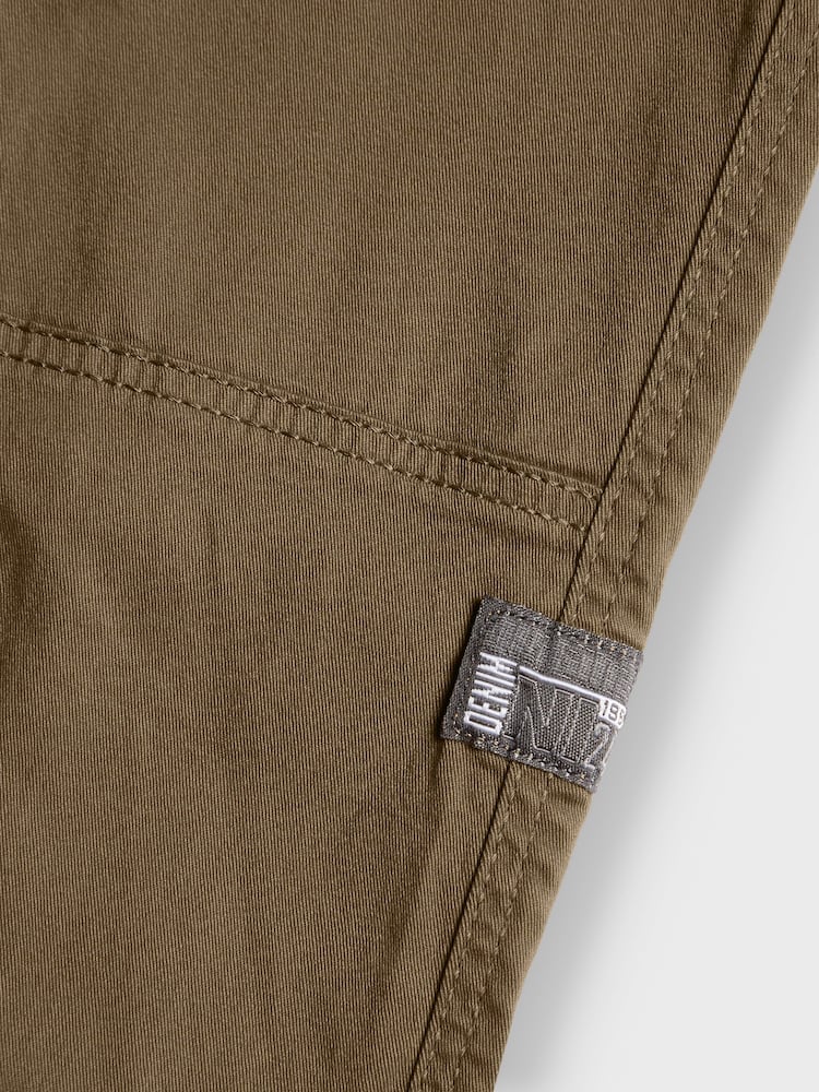 Name It Brown Boys Cargo Trousers - Image 6 of 6