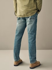 Blue Light Tint Slim Fit Vintage Stretch Authentic Jeans - Image 5 of 9