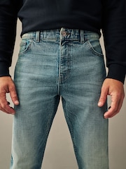 Blue Light Tint Slim Fit Vintage Stretch Authentic Jeans - Image 6 of 9