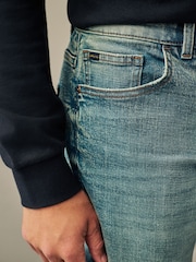 Blue Light Tint Slim Fit Vintage Stretch Authentic Jeans - Image 7 of 9