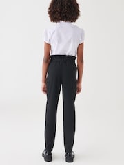 Black Senior Paperbag Waist Trousers (9-17yrs) - Image 3 of 8