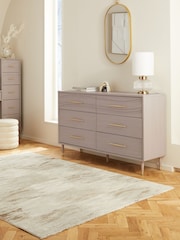 Grey Adelaide Oak Effect 6 Drawer Chest of Drawers - Image 1 of 11