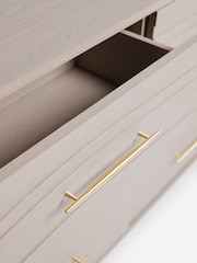 Grey Adelaide Oak Effect 6 Drawer Chest of Drawers - Image 11 of 11