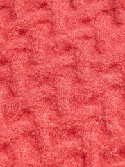 Ted Baker Pink Easy Fit Morlea Horizontal Cable Sweater - Image 6 of 6