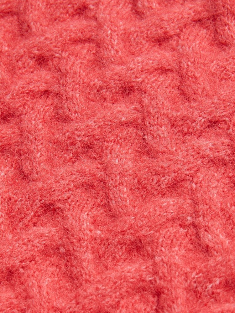 Ted Baker Pink Easy Fit Morlea Horizontal Cable Sweater - Image 6 of 6