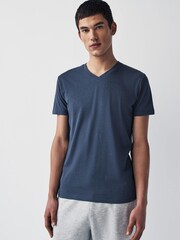Blue V-Neck T-Shirts 5 Pack - Image 12 of 15