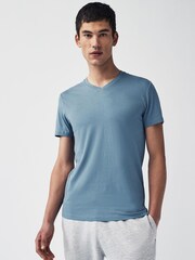 Blue V-Neck T-Shirts 5 Pack - Image 14 of 15