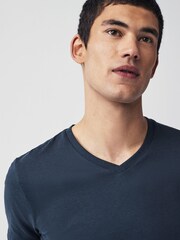 Blue V-Neck T-Shirts 5 Pack - Image 15 of 15
