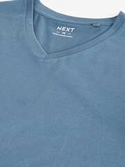 Blue V-Neck T-Shirts 5 Pack - Image 7 of 15