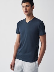 Blue V-Neck T-Shirts 5 Pack - Image 9 of 15