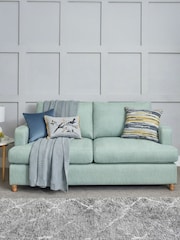 Willow & Hall Aqua Blue Atworth Sofa Bed - Image 1 of 5