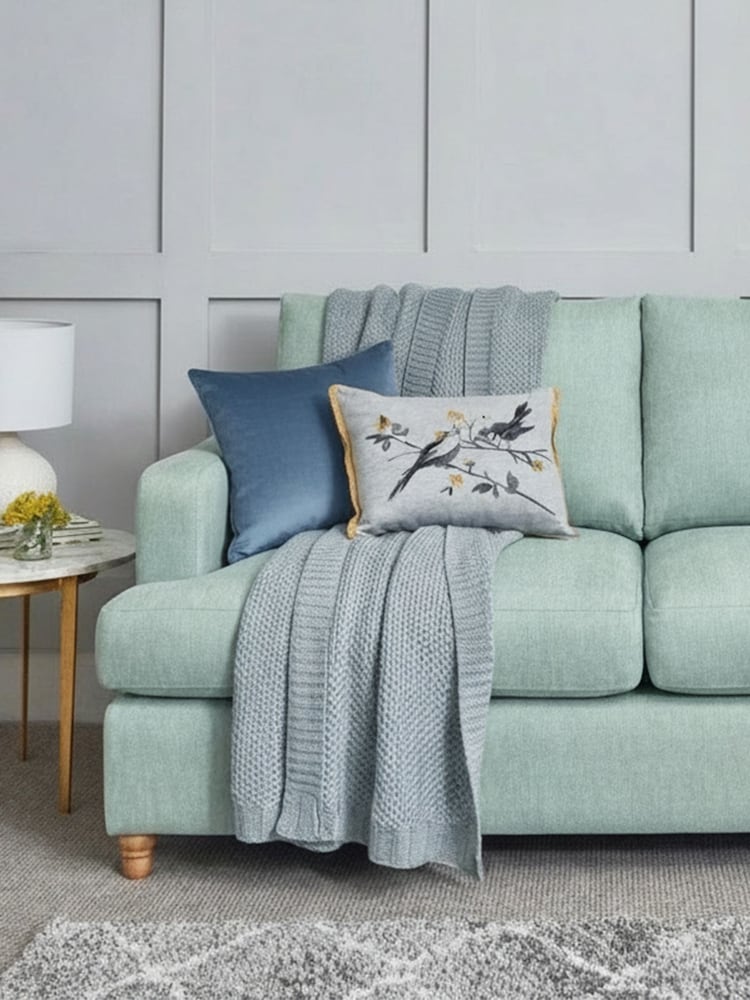 Willow & Hall Aqua Blue Atworth Sofa Bed - Image 2 of 5 Willow & Hall Aqua Blue Atworth Sofa Bed - Image 2 of 5