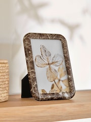 Brown Marble Effect Photo Frame - Image 1 of 4